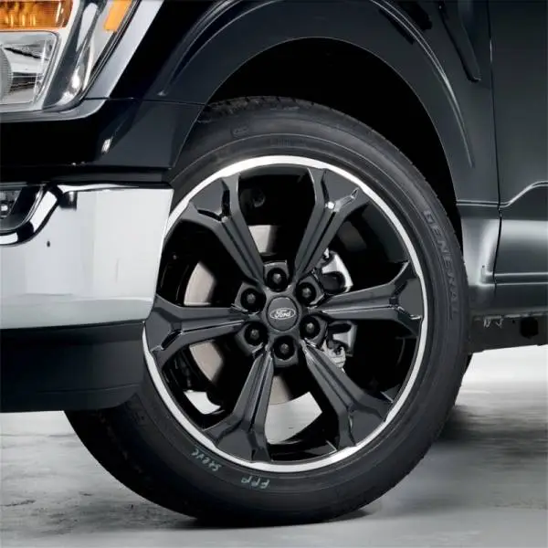 Ford Racing 15-23 F-150 22in Wheel Kit - Black w/Machined Face thumbnail 3