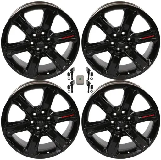 Ford Racing 15-23 F-150 22x9.5in Wheel Kit - Gloss Black