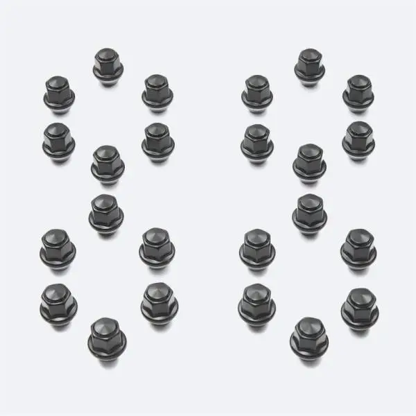 Ford Racing M14 x 1.5 Black Lug Nut - Set of 24 thumbnail 2