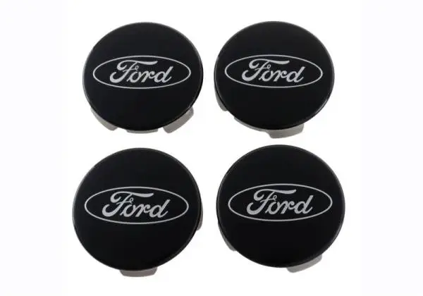 Ford Racing Ford Truck/SUV Black And Chrome Wheel Center Cap Kit thumbnail 2
