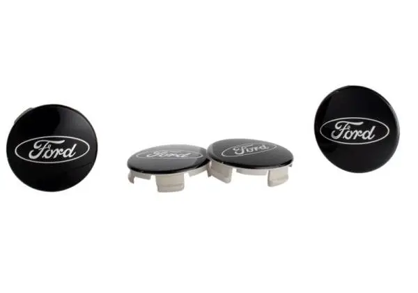 Ford Racing Ford Truck/SUV Black And Chrome Wheel Center Cap Kit thumbnail 5