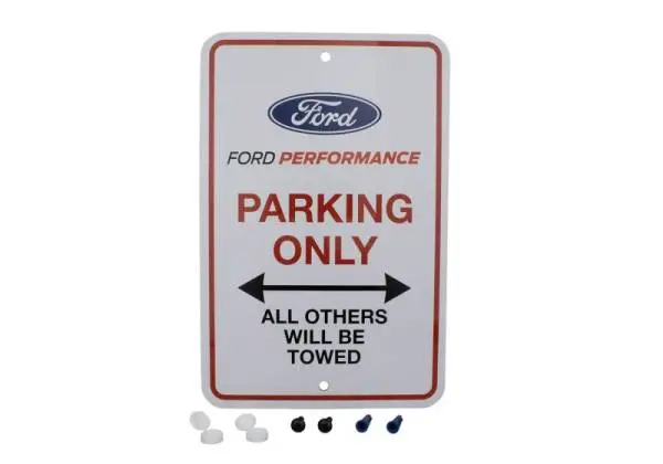 Ford Racing Ford Performance Parking Only Sign thumbnail 2