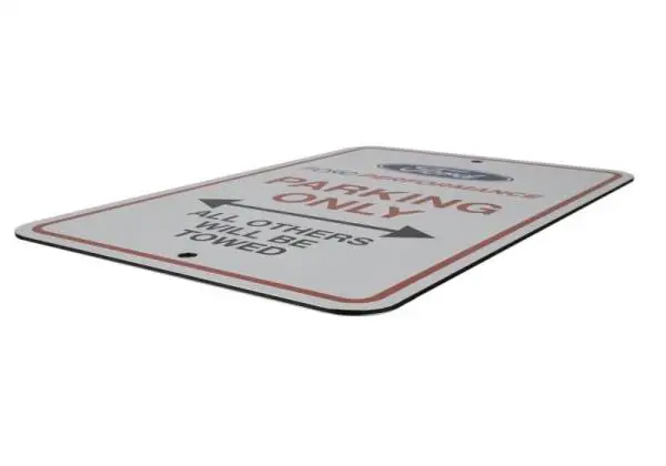 Ford Racing Ford Performance Parking Only Sign thumbnail 11
