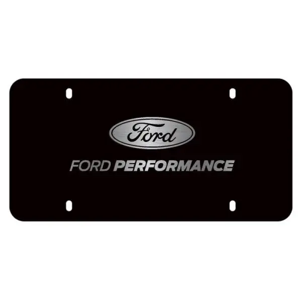 Ford Racing Black Stainless Steel Marque Plate thumbnail 2