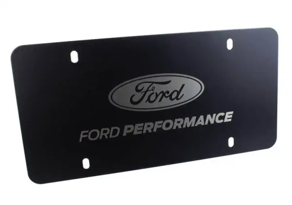 Ford Racing Black Stainless Steel Marque Plate thumbnail 3