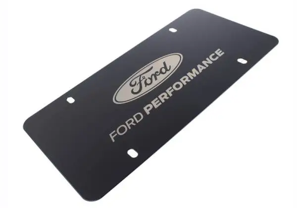Ford Racing Black Stainless Steel Marque Plate thumbnail 4