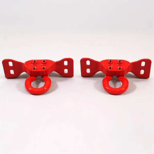 Ford Racing 17-22 Super Duty Tow Hooks - Red (Pair)