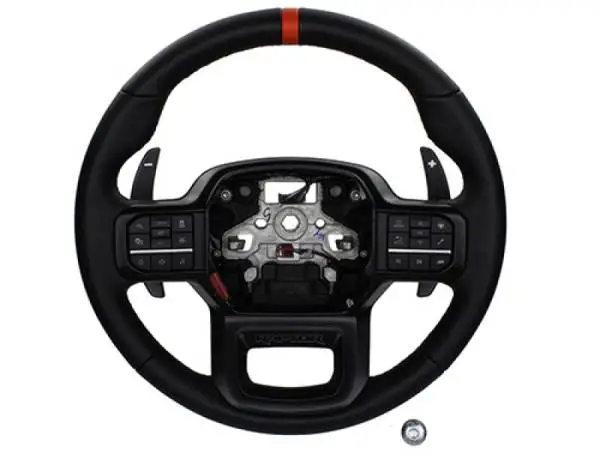 Ford Racing 2021+ F-150 Raptor Steering Wheel Kit - Black thumbnail 9