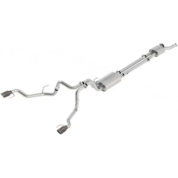 Ford Racing 2017 F150 Raptor 3.5L Sport Cat-Back Exhaust System Dual Rear Exit w/ Carbon Fiber Tips thumbnail 2