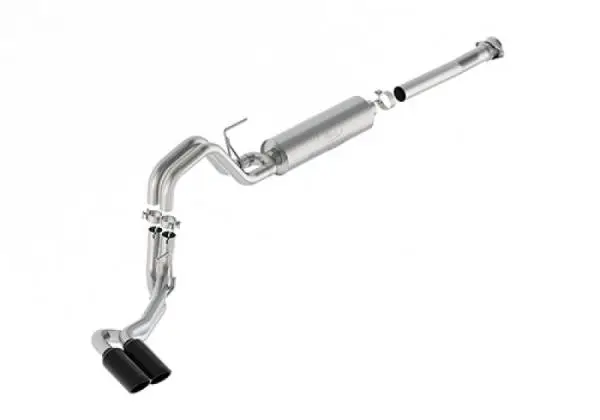 Ford Racing 21-24 F-150 122.8in Dual Side Exit Exhaust - Black Tips thumbnail 2
