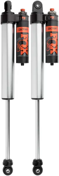 Fox 17+ Ford SD 2.5 Factory Series Rear Shock Set w/DSC / 2-3.5in Lift image 2