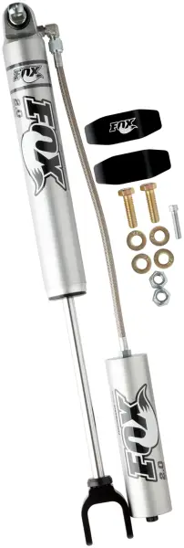 Fox 11+ Chevy HD 2.0 Performance Series 9.4in. Smooth Body Remote Res. Front Shock / 7-9in. Lift image 5