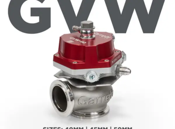 Garrett GVW-40 40mm Wastegate Kit - Red image 2