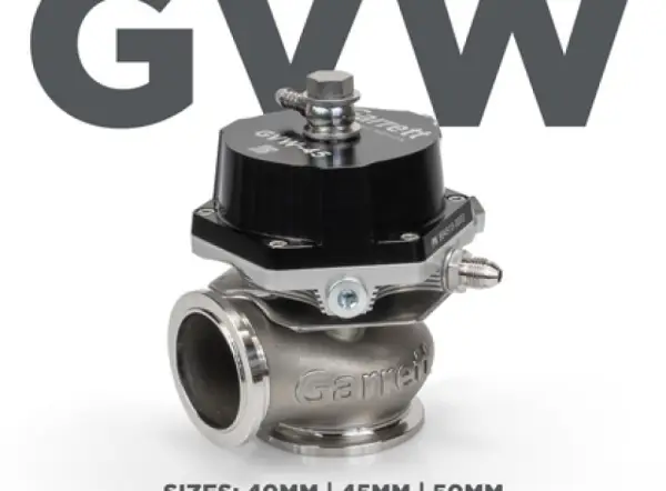 Garrett GVW-45 45mm Wastegate Kit - Black image 2