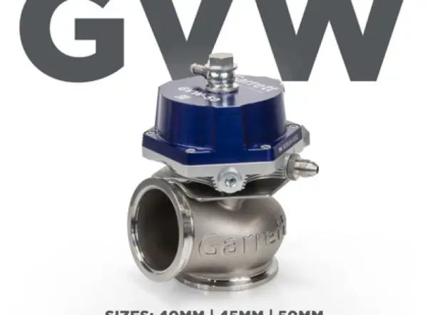 Garrett GVW-50 50mm Wastegate Kit - Blue image 2