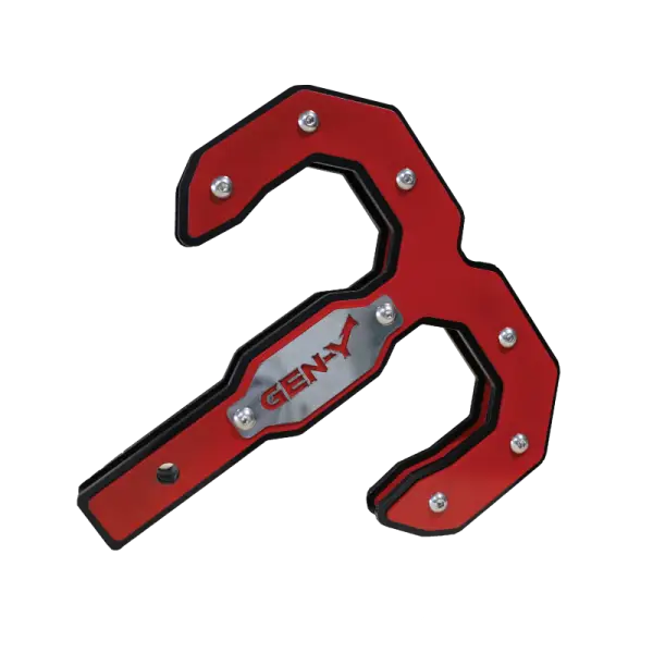 Gen-Y Hulk 2.5 21K Tow Hook 2.5in Shank - Black/Red thumbnail 2