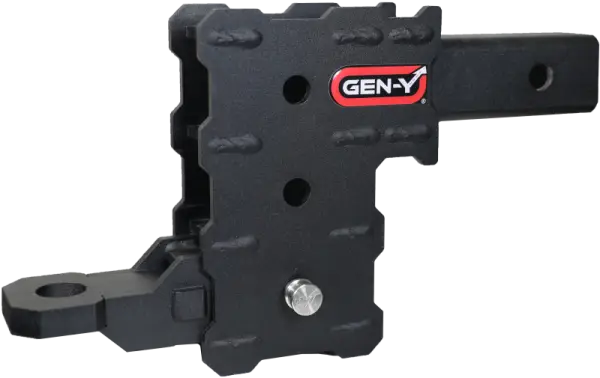 Gen-Y Phantom 2in Hollow Shank 4.5in Drop 500lb TW 12K Hitch w/GH-102541 Mount/GH-102359 Pin & Clip