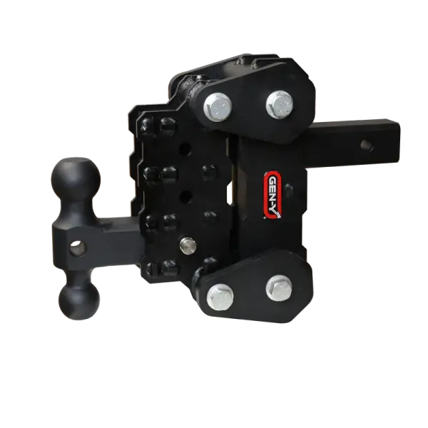 Gen-Y Phantom-XT 2in Solid Shank 4.25in Drop 1K TW 10K Hitch w/GH-031 Dual-Ball Mount