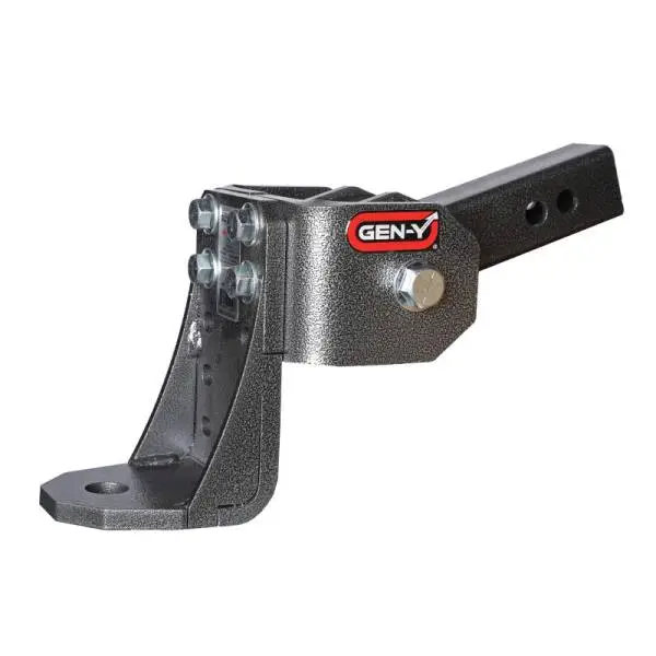 Gen-Y Glyder Torsion-Flex 2in Shank 6in Drop 7K Hitch w/Ball Platform/1in Diameter Mounting Hole image 2
