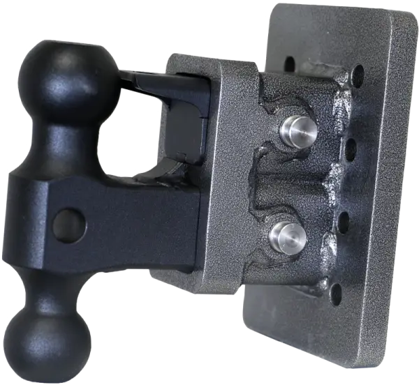 Gen-Y Mega Duty 2in Bolt-On 2.5in Drop 2K TW 16K Hitch w/GH-051 Dual-Ball/GH-032 Pintle Lock