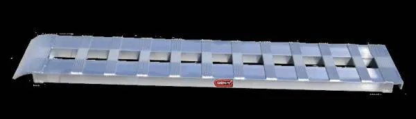 Gen-Y Heavy Duty 14ft Aluminum Loading Ramp 15in x 168in 4K Capacity Loading Ramp - Single