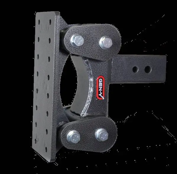 Gen-Y The Boss Torsion-Flex Pintle Plate 3in Shank 6.5in Drop 2.4K TW 21K Hitch image 2
