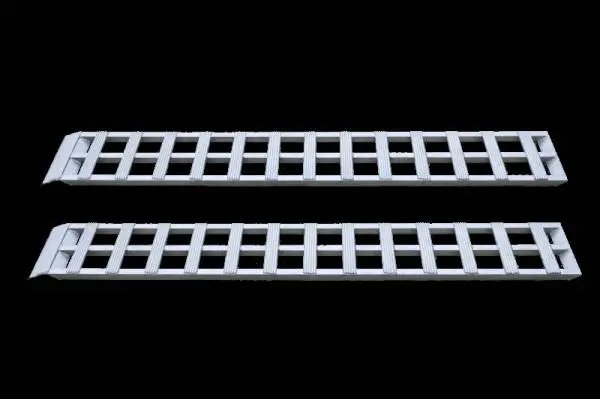 Gen-Y Lightweight 6.5ft Aluminum Loading Ramps 12in x 78in 600lb Capacity Per Ramp - Pair