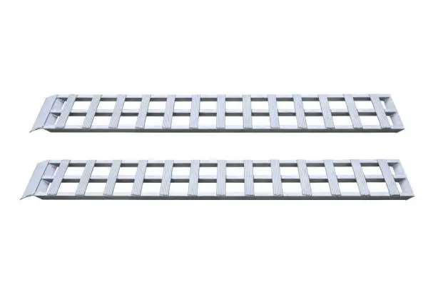 Gen-Y Lightweight 6.5ft Aluminum Loading Ramps 12in x 78in 600lb Capacity Per Ramp - Pair thumbnail 4