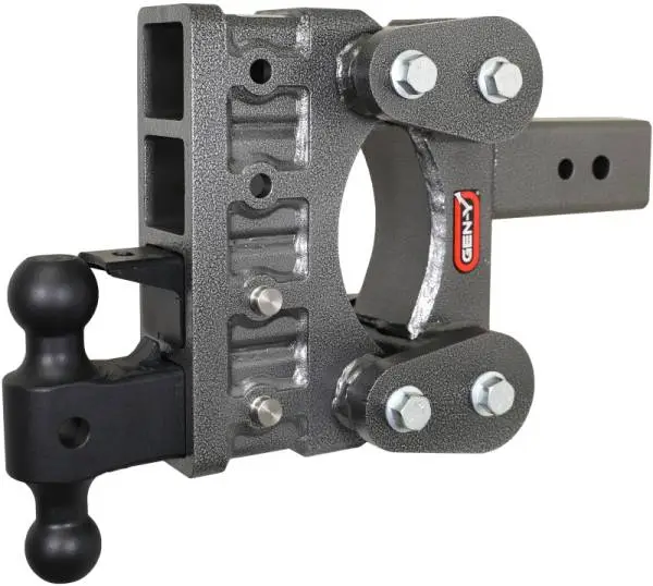 Gen-Y The Boss Torsion-Flex 3in Shank 6in Drop 21K Hitch w/GH-061 Dual-Ball/GH-062 Pintle Lock