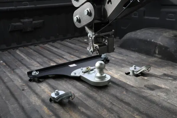 Gen-Y 2024 GM Short Bed GoosePuck 5in Offset Ball Puck Mount 25K Towing w/Ext Ball Assembly thumbnail 2