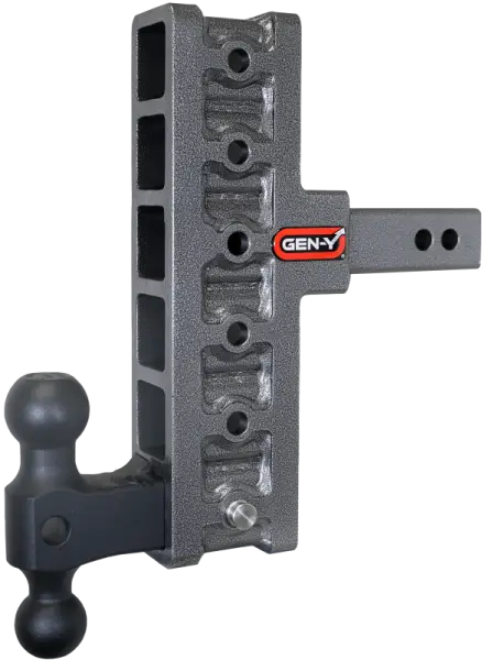 Gen-Y Mega Duty 2in Shank 7.5in Offset Drop 2K TW 16K Hitch w/GH-051 Dual-Ball