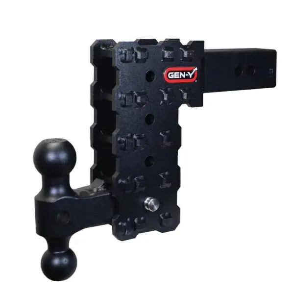 Gen-Y Phantom-X 2.5in Solid Shank 7.5in Drop 1.6K TW 16K Hitch w/GH-051 Dual-Ball image 3