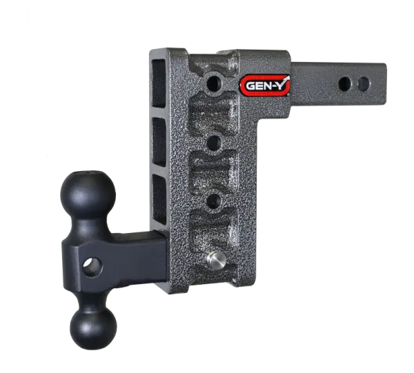 Gen-Y Mega Duty 2in Shank 7.5in Drop 1.5K TW 10K Hitch w/GH-031 Dual-Ball