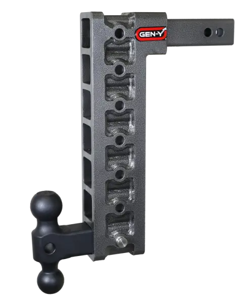 Gen-Y Mega Duty 2in Shank 15in Drop 10K Hitch w/Dual-Ball (Use w/Stabilizer Kit GH-0100)