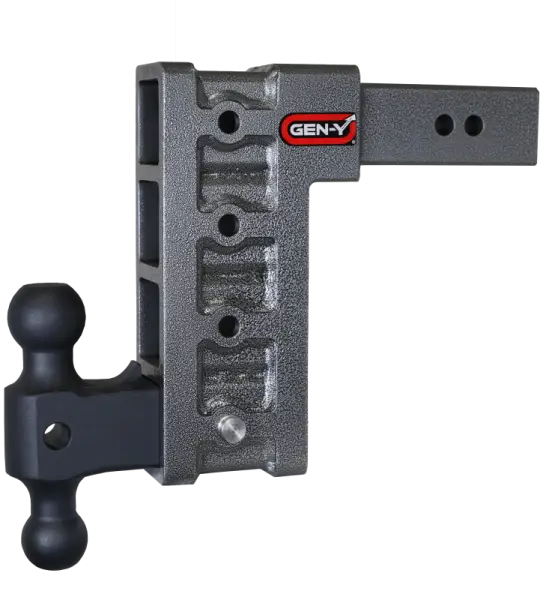 Gen-Y Mega Duty 2.5in Shank 9in Drop 3K TW 21K Hitch w/GH-061 Dual-Ball thumbnail 2