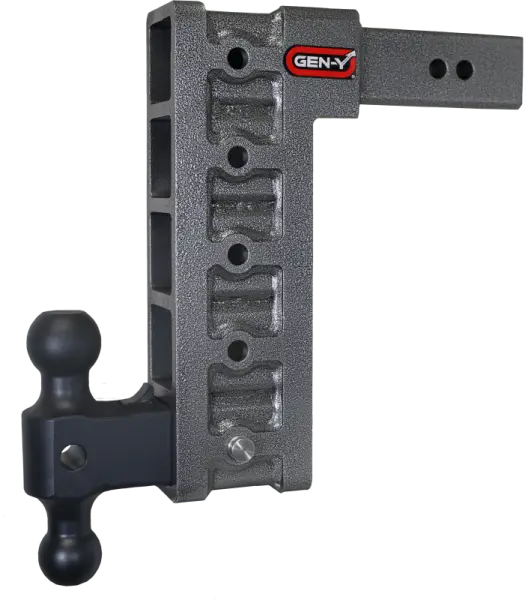 Gen-Y Mega Duty 2.5in Shank 12in Drop 3K TW 21K Hitch w/GH-061 Dual-Ball thumbnail 2