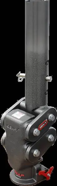 Gen-Y Spartan Torsion-Flex 5in Offset 4in RD Tube Gooseneck 2-5/16in Coupler Standard Height thumbnail 2