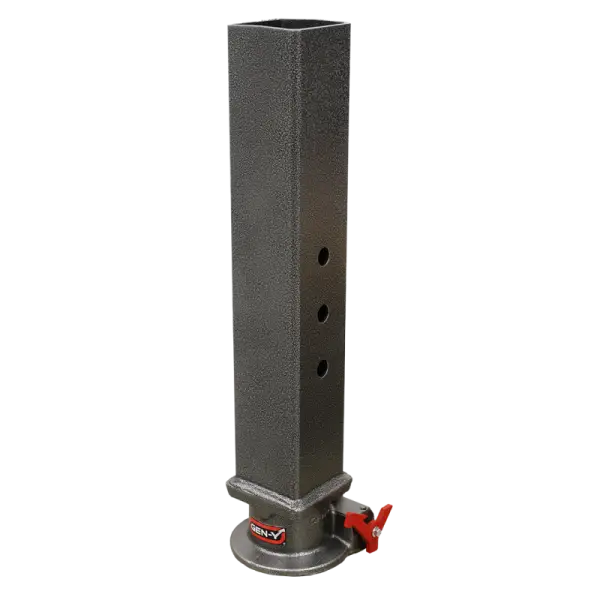 Gen-Y Viking 4in Square Tube Gooseneck Static Hitch w/SnapLatch 2-5/16in Coupler 8.5K TW 30K