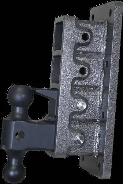 Gen-Y Mega Duty 2.5in Bolt-On 9in Drop 3K TW 21K Hitch w/GH-061 Dual-Ball/GH-062 Pintle Lock thumbnail 2