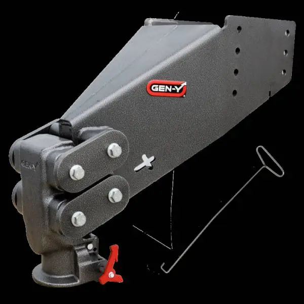 Gen-Y Executive Torsion-Flex Auto Rhino 5th Wheel Pin Box Rep w/Gooseneck 2-5/16in Coupler thumbnail 2