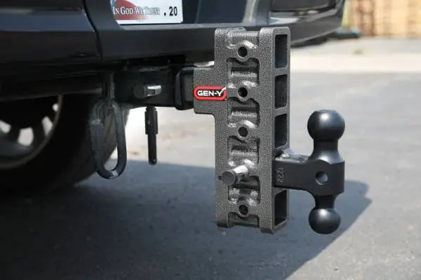 Gen-Y Mega Duty 2.5in Shank 12in Offset Drop 3K TW 21K Hitch w/GH-061 Dual-Ball thumbnail 4