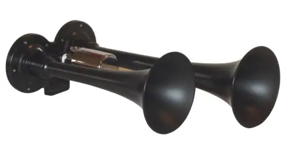Kleinn Black Dual Horn/ 10In/7.5In - XCR2.0 Coated Zinc Alloy image 2