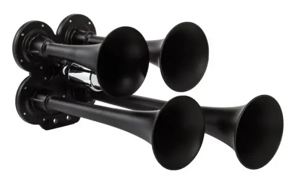 Kleinn Black Quad Horn/ 12.5In/10In/7.5In/6In - XCR2.0 Coated Zinc Alloy image 2