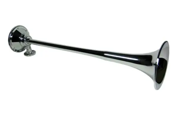 Kleinn Chrome Roof Mount Single Horn/ 21.5In - Chrome-Plated Spun Copper image 2