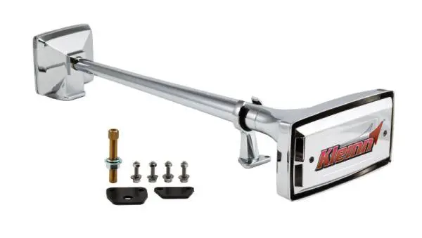 Kleinn Chrome Roof Mount Single Horn/ 22.75In - Chrome-Plated Spun Copper image 2