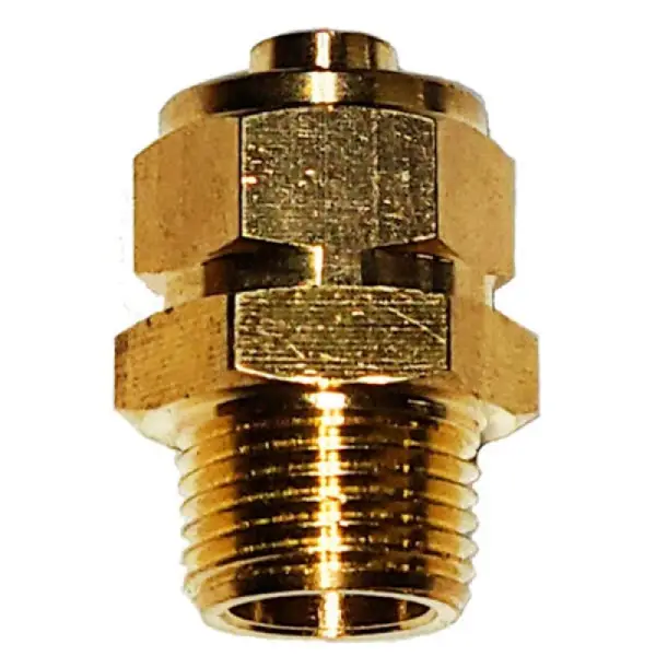 Kleinn 1/2In OD Tubing 3/8In M NPT Elbow Compression Fitting thumbnail 2