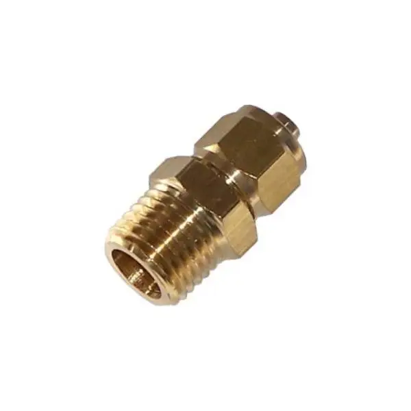 Kleinn 1/4In OD Tubing 1/4In M NPT T Push-to-Connect Fitting thumbnail 2