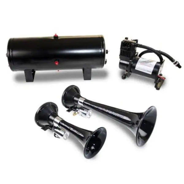 Kleinn Dual Black Horn Kit w/ 150 PSI Air Compressor / 1.5 gal Air Tank thumbnail 2