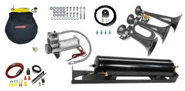 Kleinn 17-22 Ford F-250/ F-350/ F-450 Onboard Air System w/ Model 230 Horns thumbnail 2