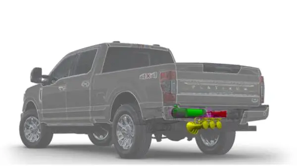 Kleinn 17-22 Ford F-250/ F-350/ F-450 Onboard Air System w/ Model 230 Horns thumbnail 4